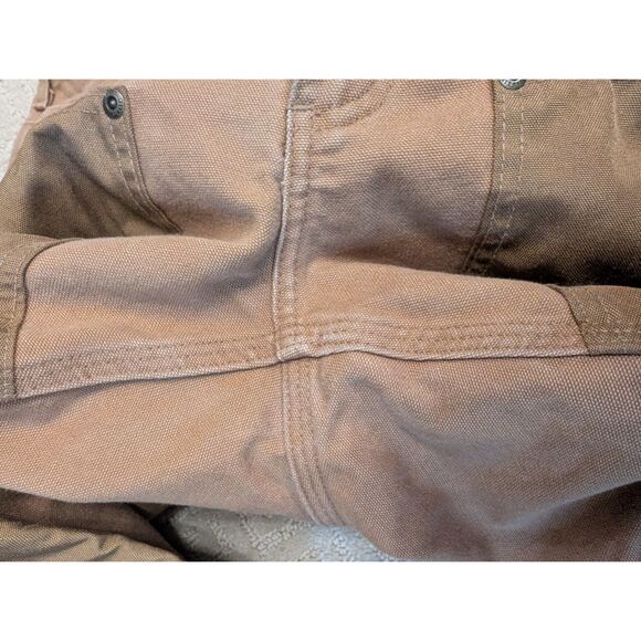 Carhartt Pant Mens 40x30 Brown B292 BRN Cordura Nylon Double Knee Canvas Work - Picture 10 of 12